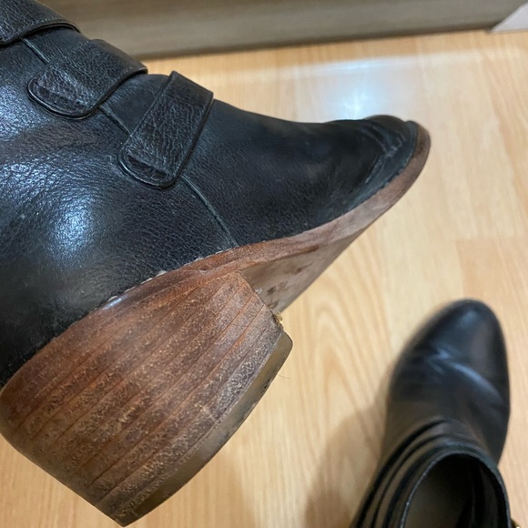 Loeffler Randall Black Fenton Buckle Black Boots Size 6 - Picture 12 of 12